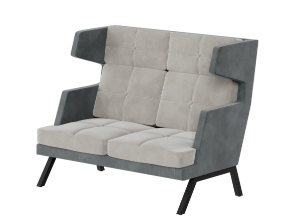 Алдо Диван двухместный высокий с декором из пуговиц ALDB-02 1430*960*1180 оптом