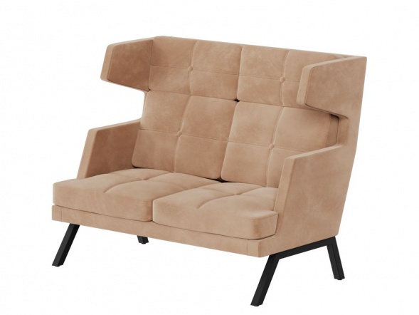 Алдо Диван двухместный высокий с декором из пуговиц ALDB-02 1430*960*1180 оптом