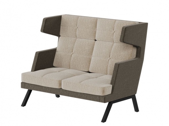 Алдо Диван двухместный высокий с декором из пуговиц ALDB-02 1430*960*1180 оптом