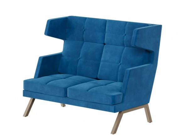 Алдо Диван двухместный высокий с декором из пуговиц ALDB-02 1430*960*1180 оптом