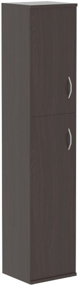 Шкаф колонка с глухой малой и средней дверьми  СУ-1.8(L) Венге Магия 406х365х1975 оптом