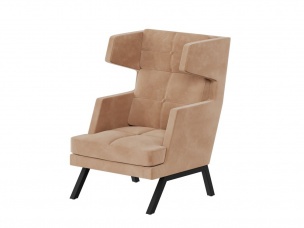 Алдо Кресло высокое с декором из пуговиц ALDB-01 790*960*1180