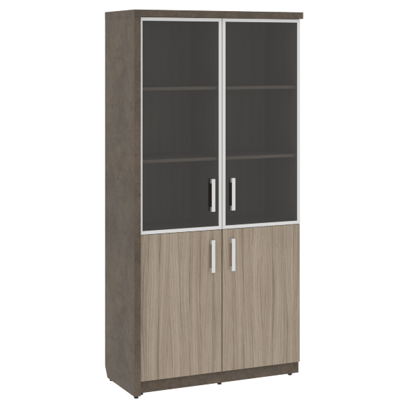 Шкаф СФ-534893 Бетон чикаго тем F187 ST9/Дрифтвуд H3090/Графит/Черный 1035х454,5х2083 WOOD&amp;amp;STONE оптом