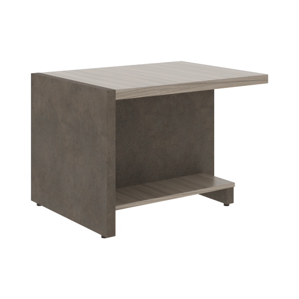 Стол журнальный СФ-531601 Дрифтвуд /Бетон чикаго темно-серый 600х800х550 WOOD&amp;amp;STONE оптом