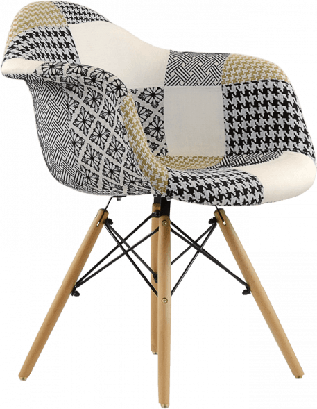 Стул-кресло DAW Patchwork Lounge трехцветный оптом