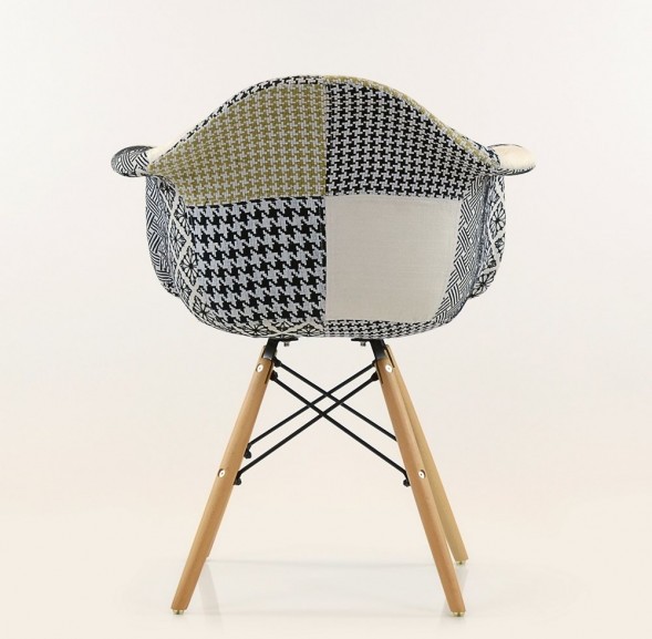 Стул-кресло DAW Patchwork Lounge трехцветный оптом