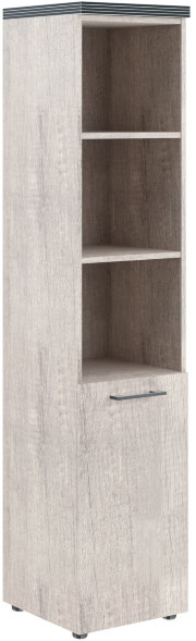 Шкаф колонка с глухой малой дверью и топом THC 42.5(R) Дуб Каньон 430х452х1968 оптом