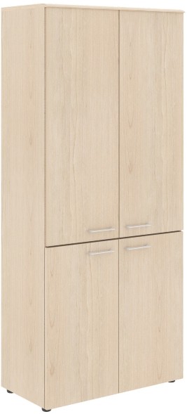 Шкаф с глухими средними и малыми дверьми WHC 85.3 Бук Тиара 856х432х1949 WAVE оптом