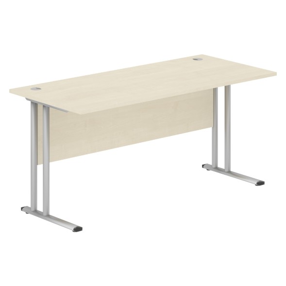 Стол письменный СП-4М Клен*/серебро 1600х720х755 IMAGO-M оптом