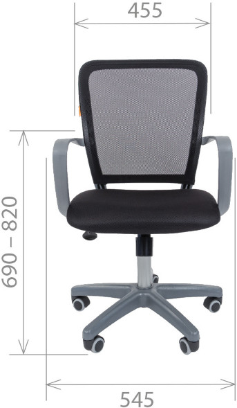 Компьютерное кресло CHAIRMAN 698 grey оптом