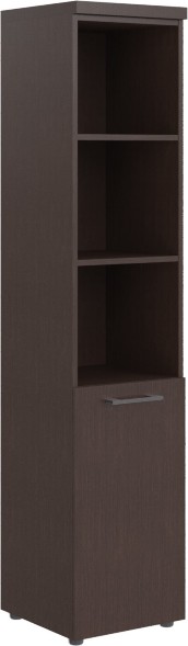 Шкаф колонка (R) с глухой малой дверью и топом THC 42.5(R) венге-магия Z 430х452х1968 оптом