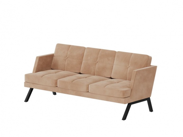 Алдо Диван трёхместный с декором из пуговиц ALDB-03L 2010*875*890 оптом