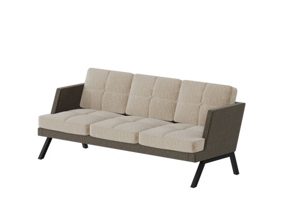 Алдо Диван трёхместный с декором из пуговиц ALDB-03L 2010*875*890 оптом