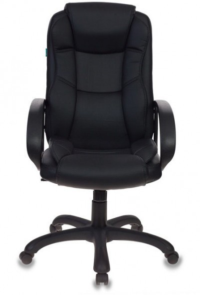 Кресло руководителя Бюрократ CH-839 черный Leather Black эко.кожа крестов. пластик оптом
