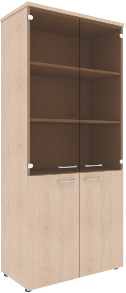 Шкаф комбинированный с топом XHC 85.2 Бук Тиара 856х432х1955 XTEN оптом