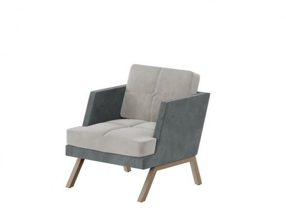 Алдо Кресло с декором из пуговиц ALDB-01L 790*875*890 оптом