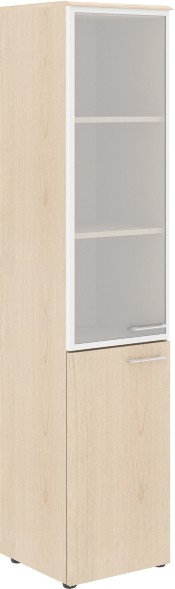 Шкаф колонка комбинированая (L) с топом WHC 42.7(L) Бук Тиара 432х432х1949 WAVE оптом