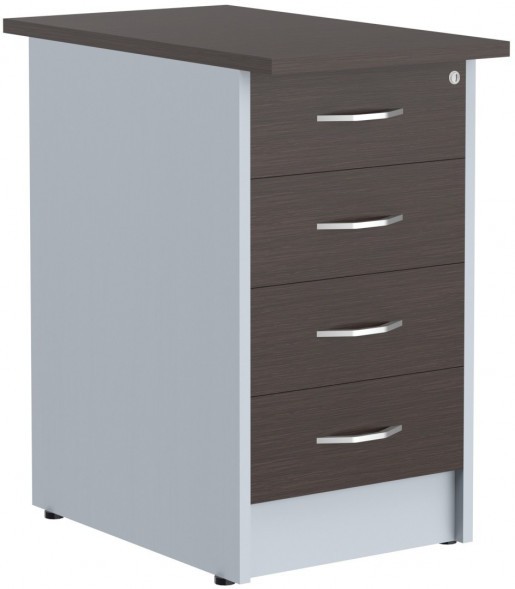 Тумба приставная ТП-4.2 Венге Магия/Металлик 412*720*755 оптом