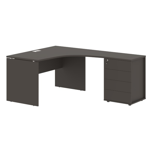 Стол эргономичный с тумбой EDCET 1313(R) 1360х1880х750 EDIS оптом