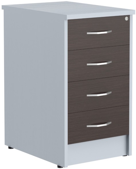 Тумба приставная с Топом Т-1 Металлик ТП-4.1А Венге Магия/Металлик 412х600х753 IMAGO оптом