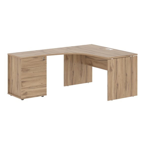 Стол эргономичный с тумбой EDCET 1318(L) 1360х1880х750 EDIS оптом