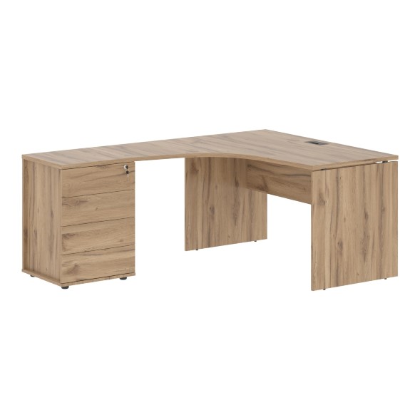 Стол эргономичный с тумбой EDCET 1318(L) 1360х1880х750 EDIS оптом