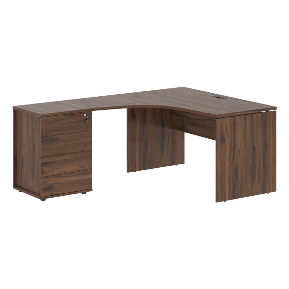 Стол эргономичный с тумбой EDCET 1318(L) 1360х1880х750 EDIS оптом