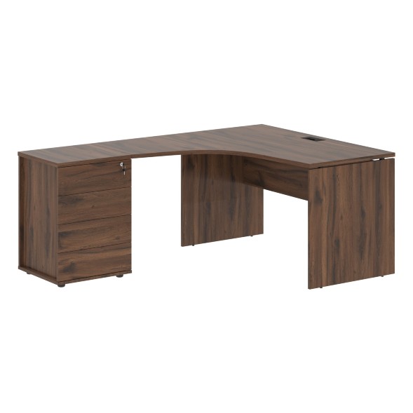 Стол эргономичный с тумбой EDCET 1318(L) 1360х1880х750 EDIS оптом