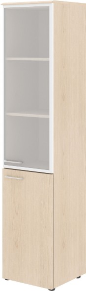 Шкаф колонка комбинированая (R) с топом WHC 42.7(R) Бук Тиара 432х432х1949 WAVE оптом