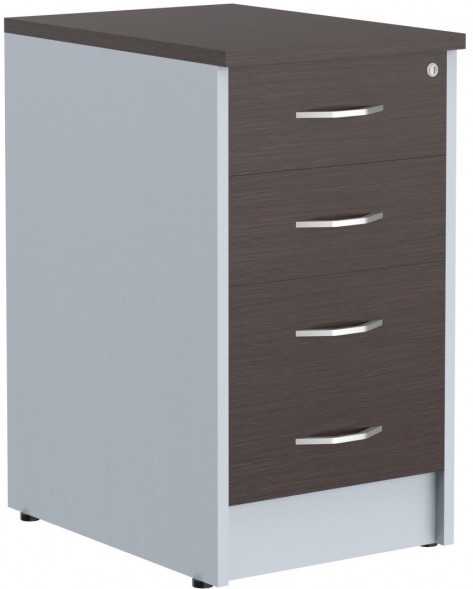 Тумба приставная с топом Т-4 Венге Магия ТП-4.А Венге Магия/Металлик 412х450х753 IMAGO оптом