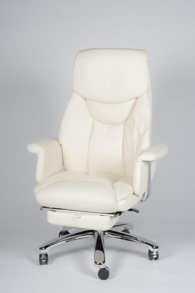 Кресло руководителя ПАРЛАМЕНТ КОЖА бежевая оптом