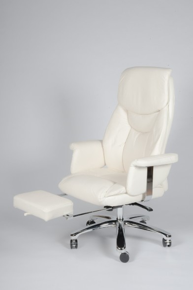 Кресло руководителя ПАРЛАМЕНТ КОЖА бежевая оптом