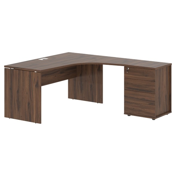 Стол эргономичный с тумбой EDCET 1518(R) 1560х1880х750 EDIS оптом