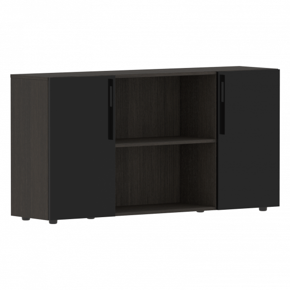 Шкаф с двумя дверями и открытой полкой СП-064-25-22 1600х450х800 KANON оптом