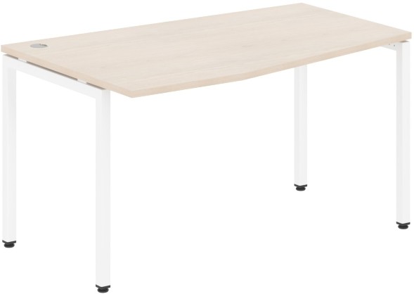 Стол эргономичный XSCT 149(L) Бук Тиара/Белый 1400х900х750 XTEN-S оптом