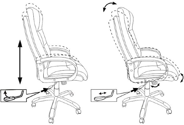 Кресло руководителя Бюрократ CH-824  оптом