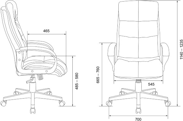 Кресло руководителя Бюрократ CH-824  оптом