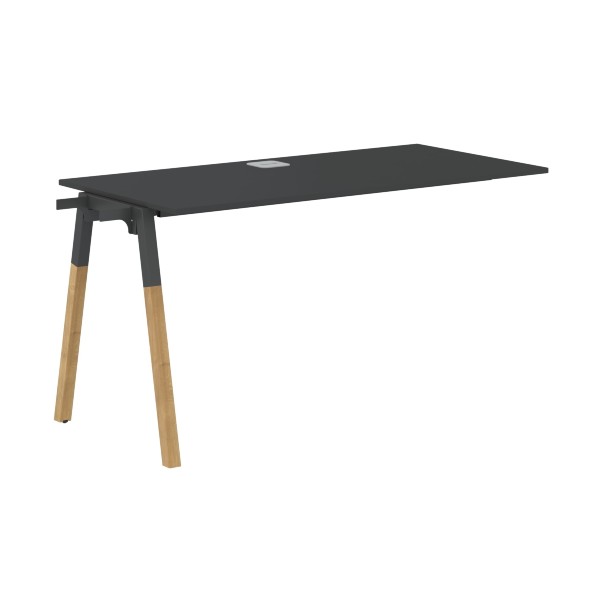 Стол приставной FIST 1367 Белый Премиум/Белый-Бук 1380х670х733 FORTA оптом