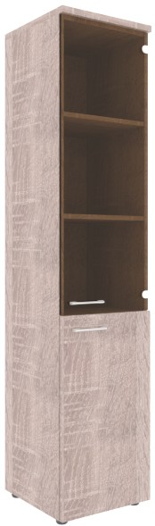 Шкаф колонка комбинированая (R) с топом XHC 42.2(R) Дуб Сонома 432х432х1955 XTEN оптом