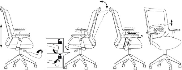Офисное кресло Бюрократ MC-W611NL оптом