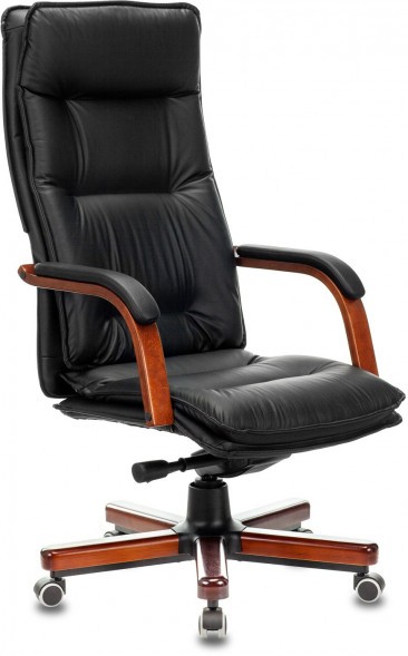 Кресло руководителя Бюрократ T-9927WALNUT оптом