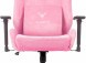 Кресло игровое Knight N1 Fabric розовый Velvet 36 с подголов. крестов. металл оптом