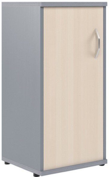 Шкаф колонка с глухой дверью СУ-3.1(L) Клен/Металлик 406*365*823 оптом
