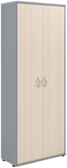 Шкаф с глухими дверьми СТ-1.9 Клен/Металлик 770*365*1975 оптом