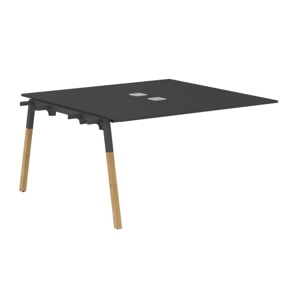 Стол приставной FIWST 1313 Белый Премиум/Белый-Бук 1380х1370х733 FORTA оптом