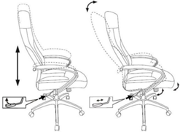 Кресло руководителя Бюрократ CH-608Fabric оптом