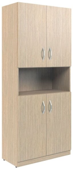 Шкаф с 2-мя комплектами глухих малых дверей SR-5W.4 Дуб Сонома светлый 770х375х1815 оптом