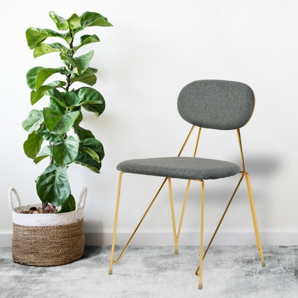 Стул Alice тёмно-серый оптом