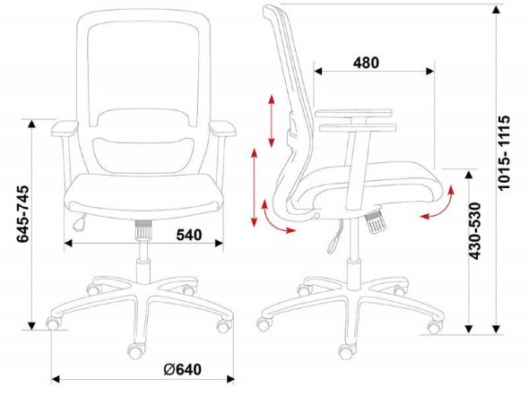 Офисное Кресло БЮРОКРАТ CH-899 SL  оптом