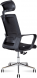 Кресло офисное Norden Интер чёрная сетка/хром оптом